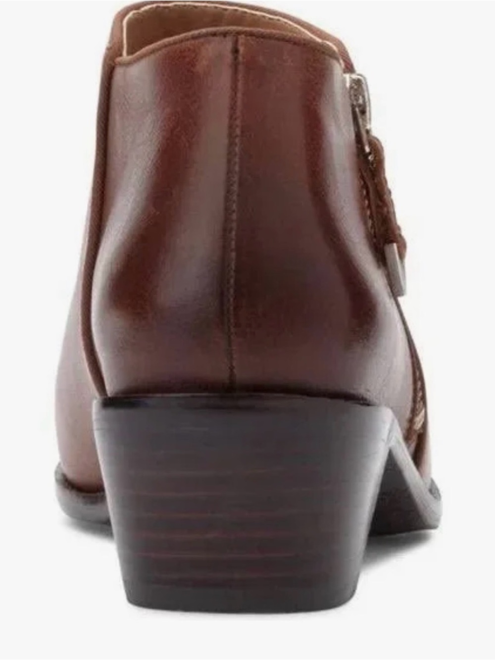 VONIC JOY JOLENE ANKLE BOOTIES MOCHA COMFORT ARCH SUPPORT 8.5 MEDIUM - Picture 5 of 13